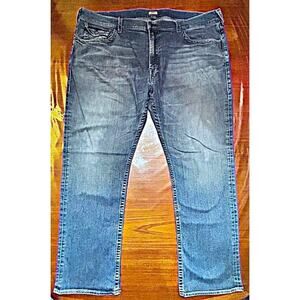 True Religion Ricky Relaxed Straight Flap Jeans Made in the USA 48x34 Baggy